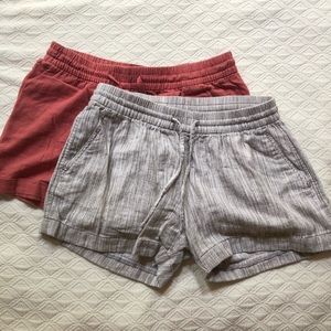 Bundle of 2 Old Navy Linen Shorts